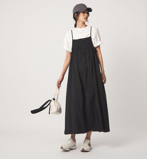 UNITED ARROWS green label relaxing「シャーリング キャミソール ワンピース」|ワンピース|