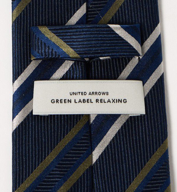 UNITED ARROWS green label relaxing「GLR シルク1 8.0cm ストライプ1 ネクタイ」|ネクタイ・蝶ネクタイ|