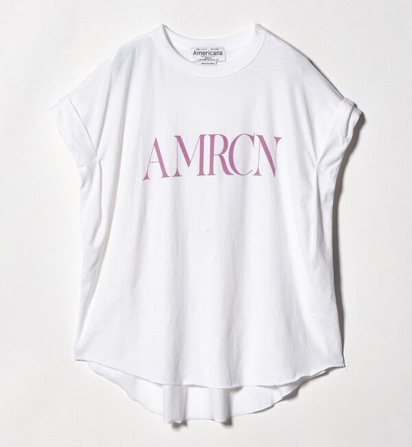 BEAUTY&YOUTH UNITED ARROWS「＜Americana＞ロールアップ プリントTシャツ」|Tシャツ・カットソー|