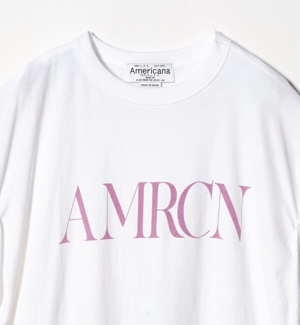 BEAUTY&YOUTH UNITED ARROWS「＜Americana＞ロールアップ プリントTシャツ」|Tシャツ・カットソー|