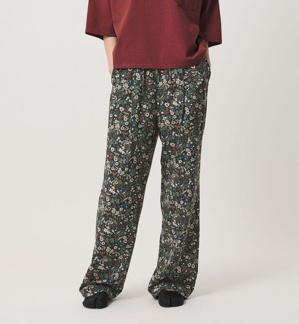 BEAUTY&YOUTH UNITED ARROWS「【WEB限定】フラワープリント イージーパンツ ウォッシャブル」|その他|
