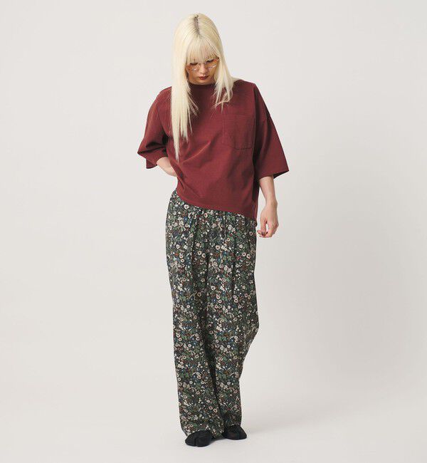 BEAUTY&YOUTH UNITED ARROWS「【WEB限定】フラワープリント イージーパンツ ウォッシャブル」|その他|