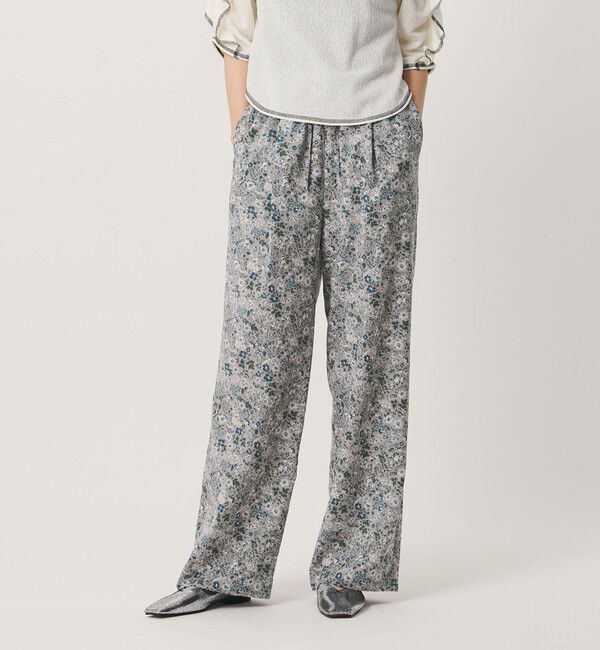 BEAUTY&YOUTH UNITED ARROWS「【WEB限定】フラワープリント イージーパンツ ウォッシャブル」|その他|