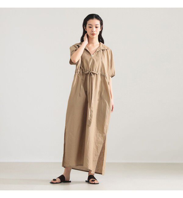 Demi-Luxe BEAMS 「DOU BOCHI Eric Bergere / Albaron ワンピース」|ワンピース|BEIGE
