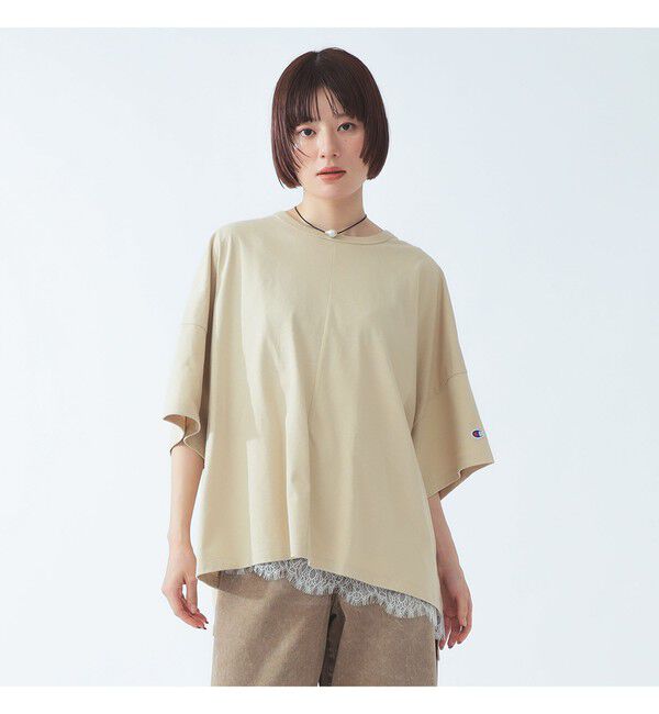 Ray BEAMS 「【別注】Champion / ショート スリーブ Tシャツ」|Tシャツ・カットソー|