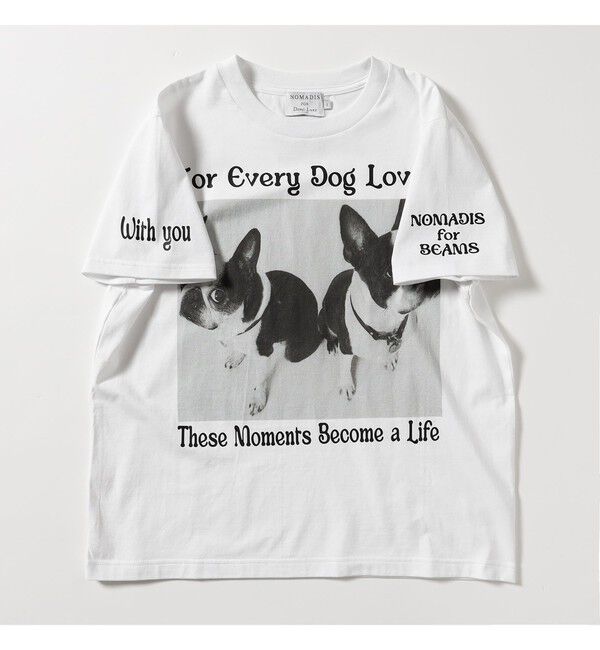 Demi-Luxe BEAMS 「【別注】NOMADIS / for Dog Lovers Tシャツ」|Tシャツ・カットソー|