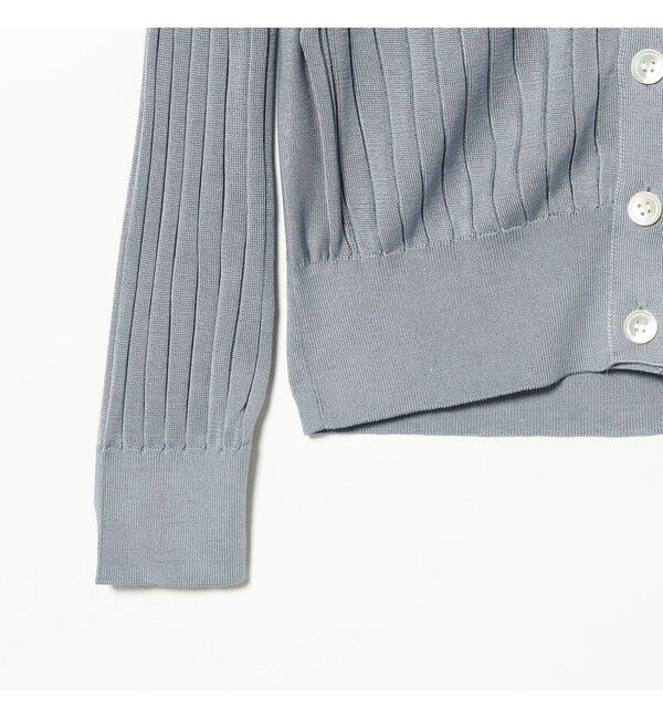 Demi-Luxe BEAMS 「SLOANE / 18ゲージ シルク Vネック カーディガン」|ニット・セーター|