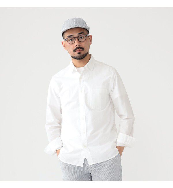 BEAMS PLUS「Round Collar Peruvian Pima」|シャツ・ブラウス|