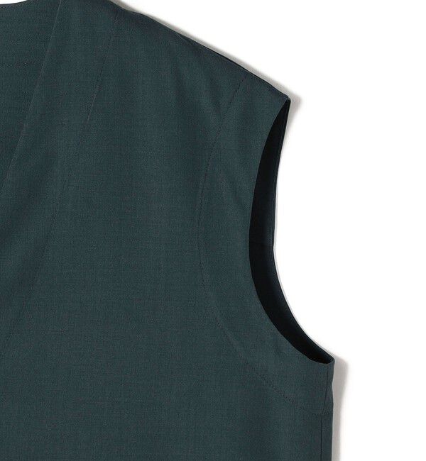 SHIPS for women「SHIPS Primary Navy Label:〈手洗い可能〉梳毛 Vネック ワンピース」|ワンピース|