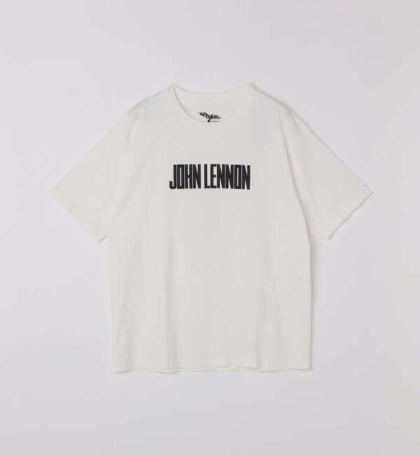 SHIPS「WORN FREE: ジョン レノン プリント Tシャツ」|Tシャツ・カットソー|ストーン