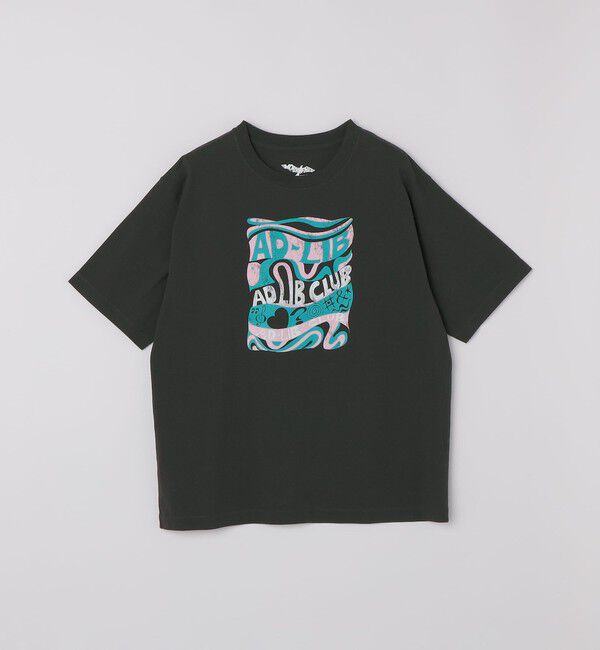 SHIPS「WORN FREE: ジョン レノン プリント Tシャツ」|Tシャツ・カットソー|ブラック