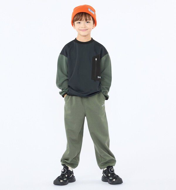 SHIPS KIDS「SHIPS KIDS:120～130cm /〈吸水速乾〉Octa(R) ロングスリーブ カットソー」|Tシャツ・カットソー|