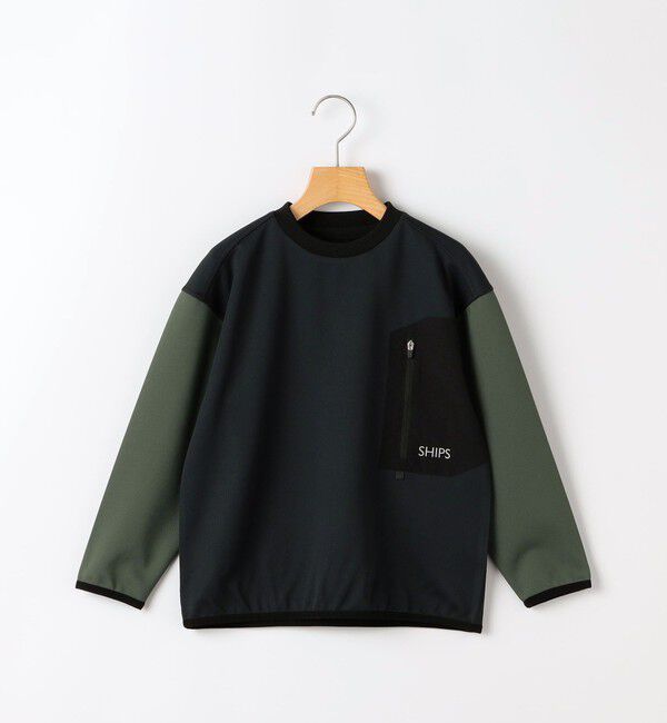 SHIPS KIDS「SHIPS KIDS:120～130cm /〈吸水速乾〉Octa(R) ロングスリーブ カットソー」|Tシャツ・カットソー|