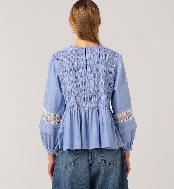 TOMORROWLAND BUYING WEAR「【別注】ne Quittez pas BLACK Gather ブラウス」|シャツ・ブラウス|