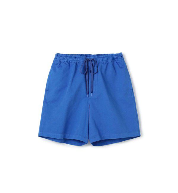 TOMORROWLAND MENS「コットンツイル 製品染めイージーショートパンツ」|その他|65 ブルー
