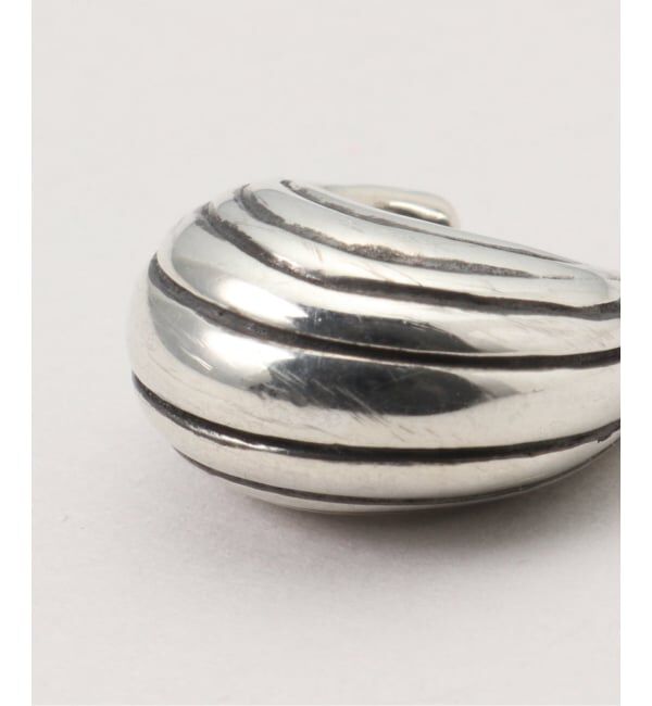 EYETHINK「R.ALAGAN SHIMA HOOPS SILVER」|ピアス|