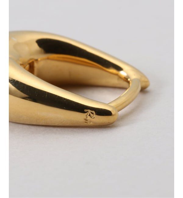 EYETHINK「R.ALAGAN TINY TINY PUFFY HOOPS GOLD」|ピアス|