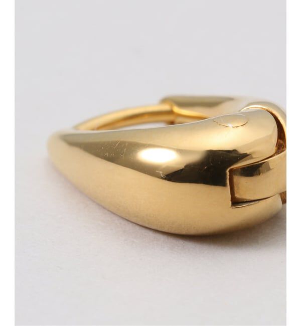 EYETHINK「R.ALAGAN TINY TINY PUFFY HOOPS GOLD」|ピアス|