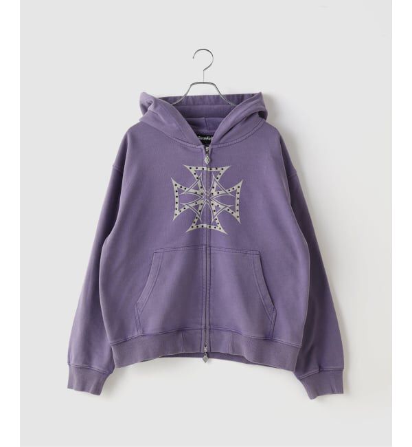 JOINT WORKS「SUPPLIER / サプライヤー IronCross Rhinestone Zip Hoodie」|パーカー|