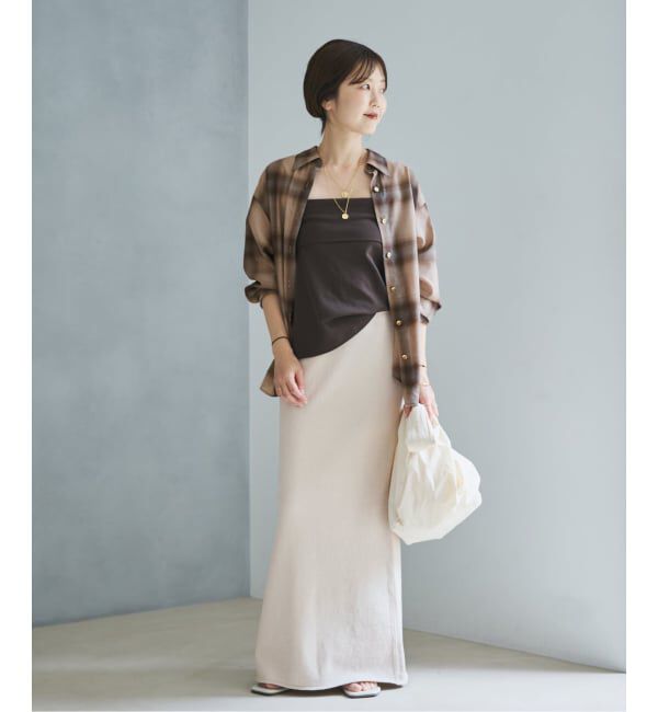 Plage「Paper mix knit スカート」|スカート|