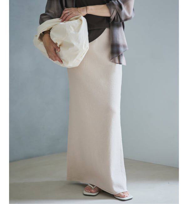 Plage「Paper mix knit スカート」|スカート|