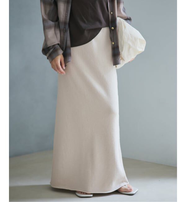 Plage「Paper mix knit スカート」|スカート|