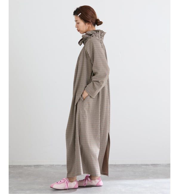 IENA「THE M ギャザーネックワンピース」|ワンピース|