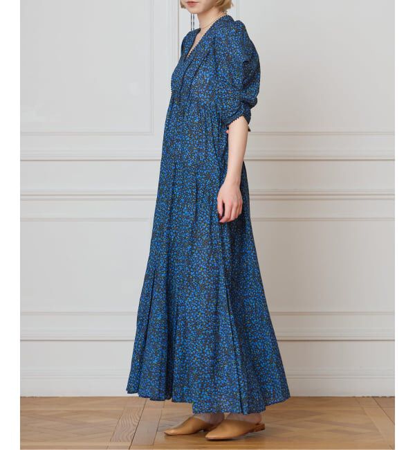IENA LA BOUCLE「IENA LA BOUCLE Flower プリントワンピース」|ワンピース|