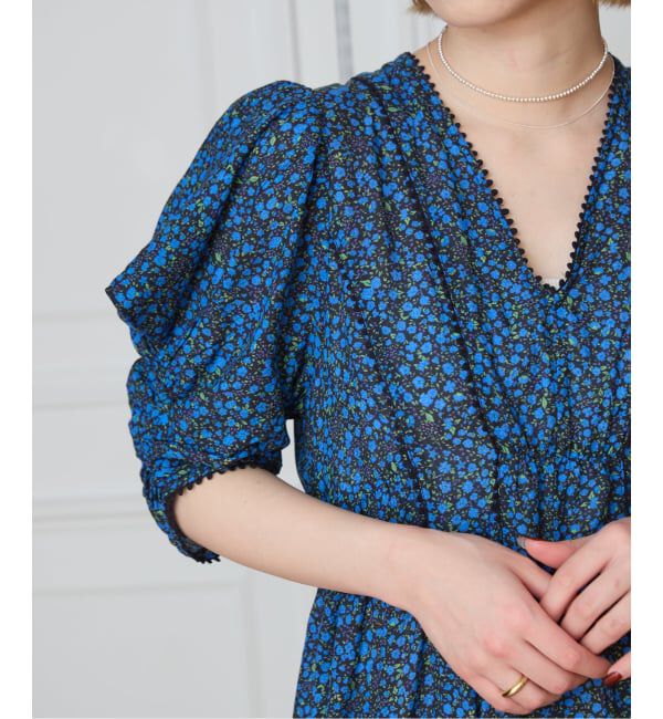 IENA LA BOUCLE「IENA LA BOUCLE Flower プリントワンピース」|ワンピース|