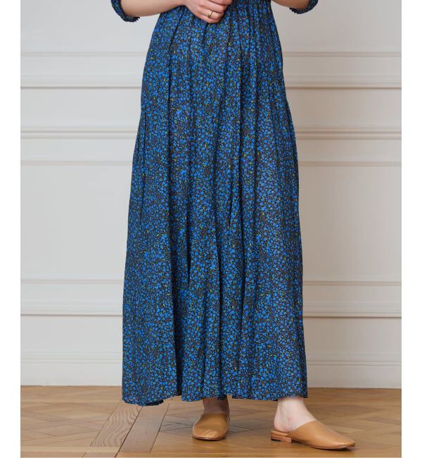IENA LA BOUCLE「IENA LA BOUCLE Flower プリントワンピース」|ワンピース|