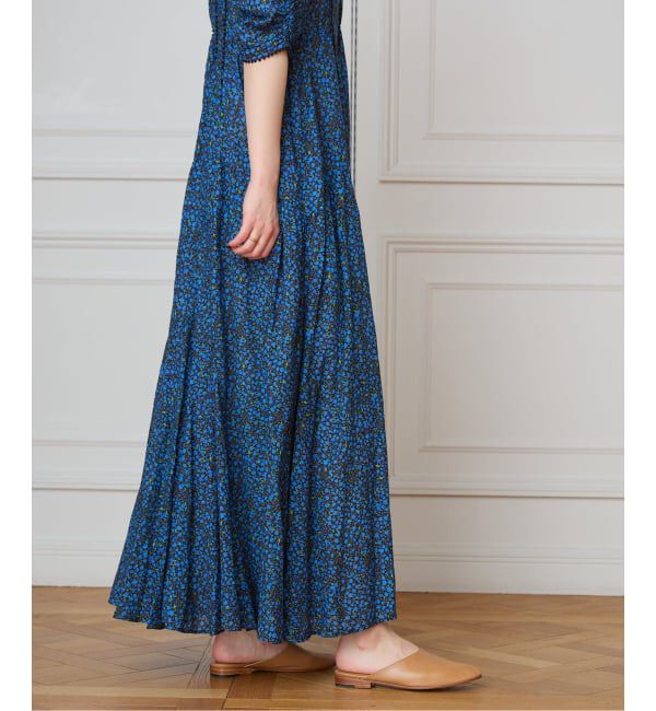 IENA LA BOUCLE「IENA LA BOUCLE Flower プリントワンピース」|ワンピース|