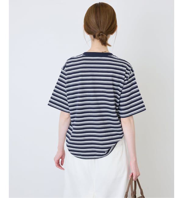 SLOBE IENA「DANTON/ダントン マルチストライプTシャツ #DT-C0404」|Tシャツ・カットソー|