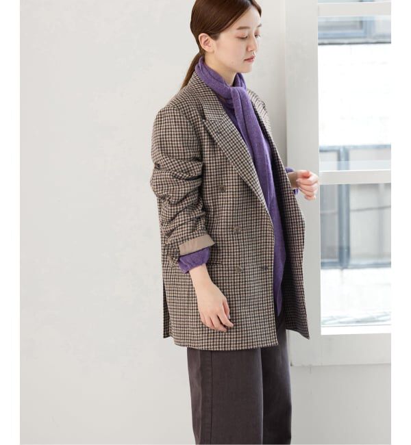 IENA「《予約》COUTURE D'ADAM/クチュールドアダム 別注 Shepherd Check JK 26AW-005」|テーラードジャケット|