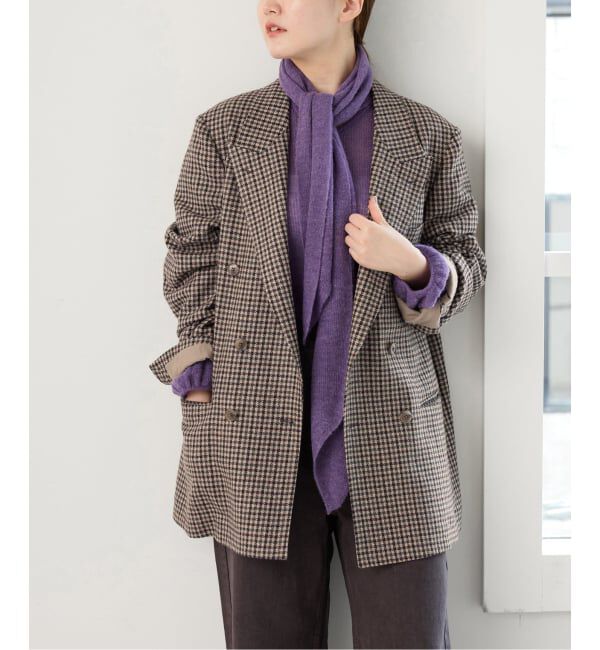 IENA「《予約》COUTURE D'ADAM/クチュールドアダム 別注 Shepherd Check JK 26AW-005」|テーラードジャケット|