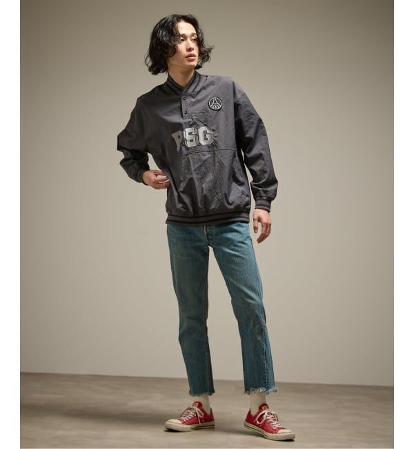 Paris Saint-Germain「【Paris Saint-Germain / パリ・サン＝ジェルマン】 JP Snapline Henley Piste」|ブルゾン・スタジャン|