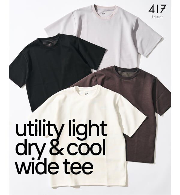 417 EDIFICE「utility everyday Tシャツ LIGHT &rdquo;接触冷感＆アンチピリング&rdquo;」|Tシャツ・カットソー|