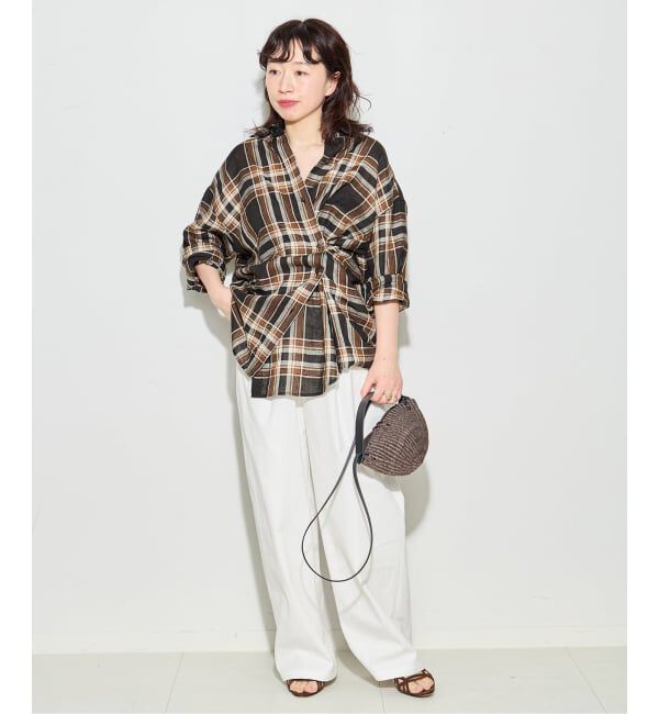 journal standard L'essage「ヨーロピアンフラックス2WAYシャツ 2」|シャツ・ブラウス|