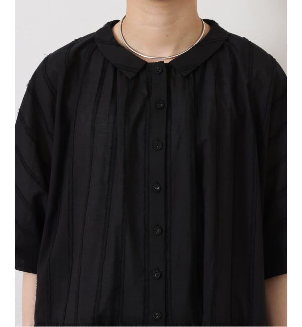 journal standard luxe「ドビーストライプ ギャザードルマンワンピース」|ワンピース|