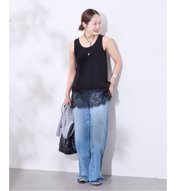 JOURNAL STANDARD「《追加4》レースヘムシアータンク」|Tシャツ・カットソー|