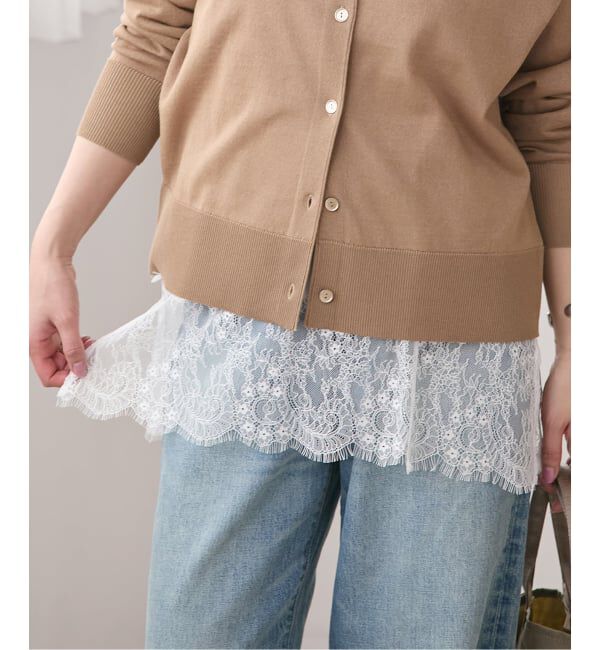 JOURNAL STANDARD「《追加4》レースヘムシアータンク」|Tシャツ・カットソー|