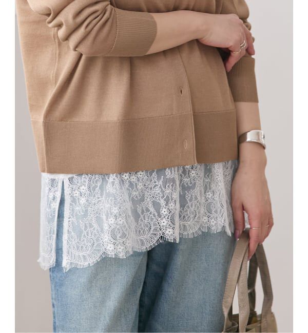 JOURNAL STANDARD「《追加4》レースヘムシアータンク」|Tシャツ・カットソー|