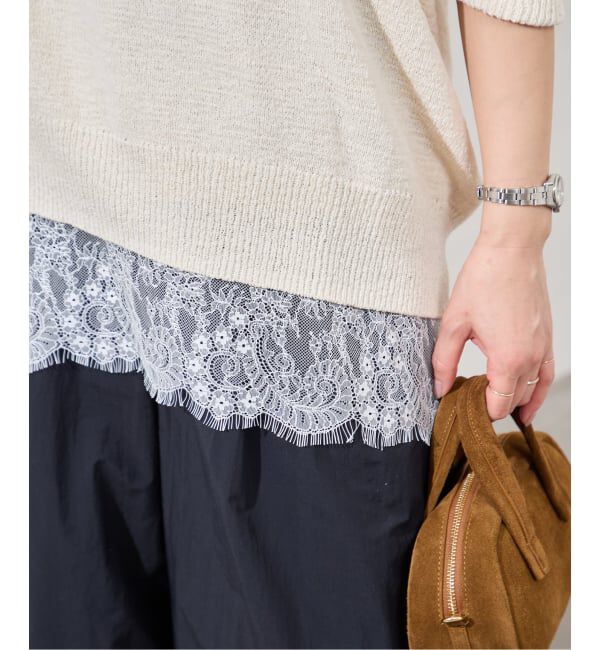 JOURNAL STANDARD「《追加4》レースヘムシアータンク」|Tシャツ・カットソー|