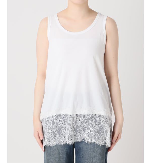 JOURNAL STANDARD「《追加4》レースヘムシアータンク」|Tシャツ・カットソー|