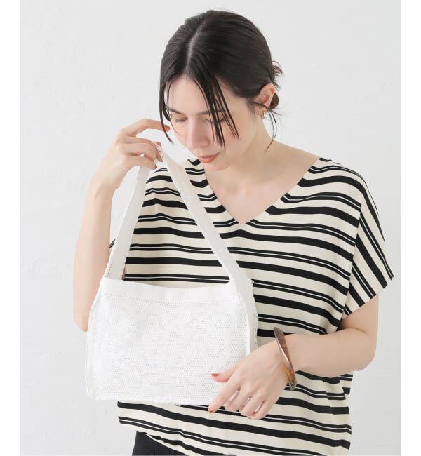 journal standard L'essage「NANANITA/ナナニータ FOUNTAIN CROCHET BAG バッグ」|ショルダー・メッセンジャー|