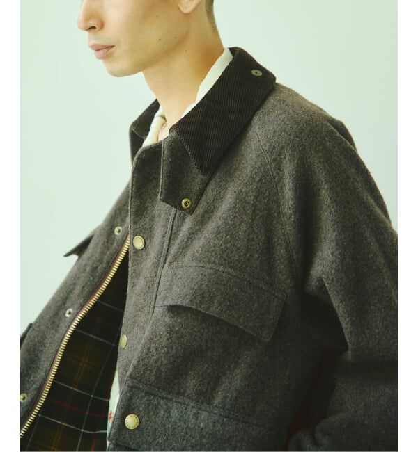 JOURNAL STANDARD「《予約》Barbour / バブアー 別注 ウール クロップド オールドビデール」|その他|