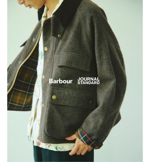 JOURNAL STANDARD「《予約》Barbour / バブアー 別注 ウール クロップド オールドビデール」|その他|ブラウン