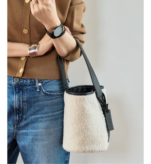  「《予約/WEB限定》MARCOMASI/マルコマージ ECO FUR basket」|トートバッグ|