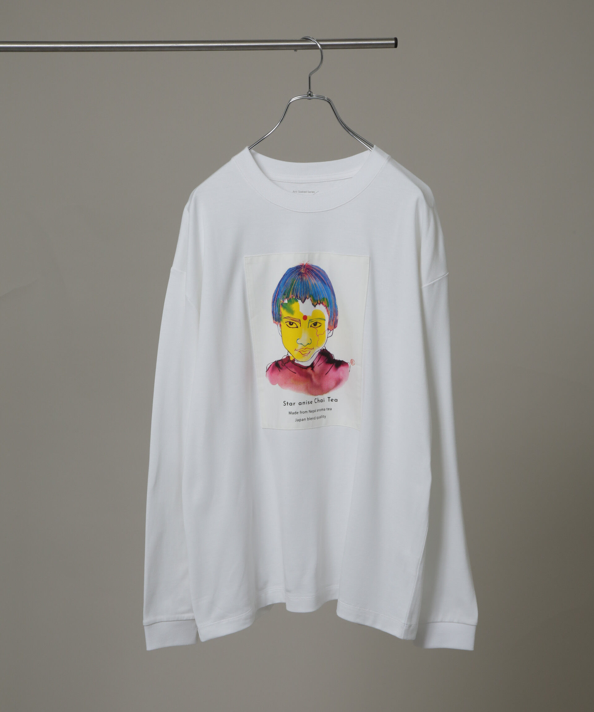 nano･universe「Anti Soaked(R)&times;SUNCHAIポートレート汗染み防止 Ｔシャツ長袖」|Tシャツ・カットソー|