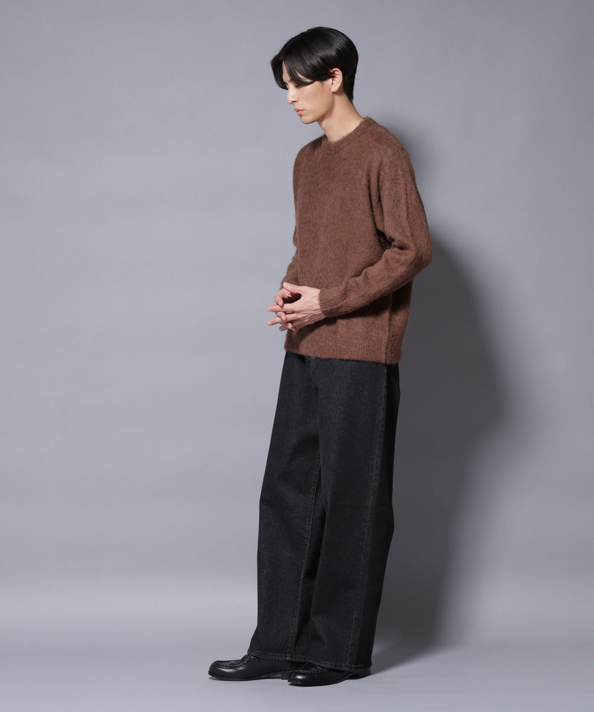 nano･universe「｢COFIL｣ SCIARADA モヘヤ混 クルーネックニット」|ニット・セーター|