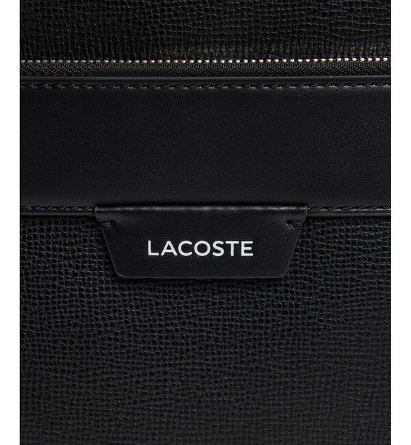 LACOSTE「オシアン レザー スクエアバックパック」|リュック|